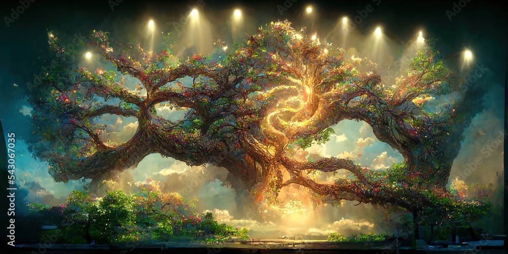 Yggdrasil from norse mythology known for being the tree of life ...