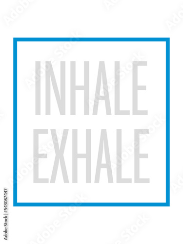 inhale exhale yoga Zitat 