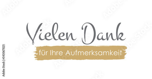 Vielen Dank für Ihre Aufmerksamkeit