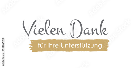 Vielen Dank für Ihre Unterstützung