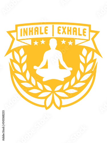 inhale exhale yoga Zitat 