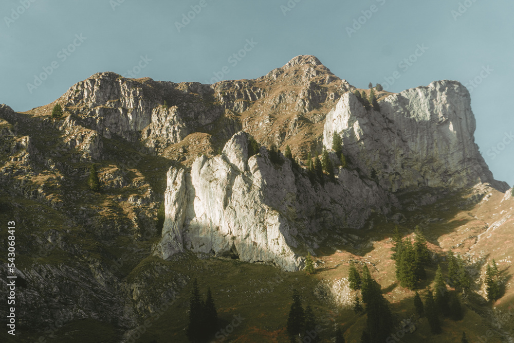 View of the Interlaken mountains
