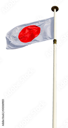 a japan flag floating © Alec