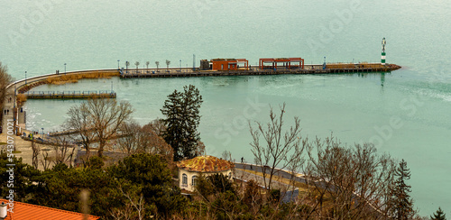 Tihany port at Lake Balaton in Hungary