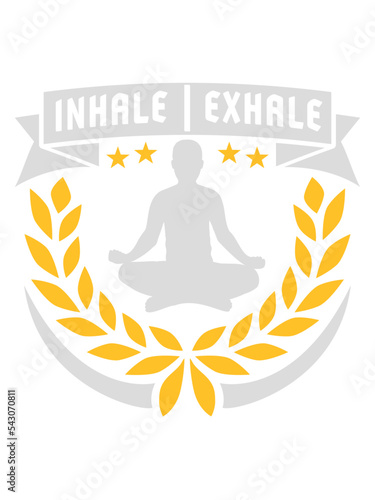inhale exhale yoga Zitat 