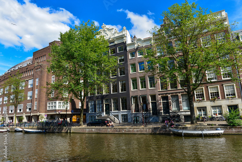Canvas Print Stadtteil De Wallen Amsterdam