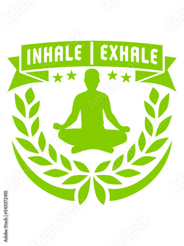 inhale exhale yoga Zitat 