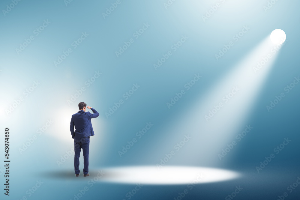 Business people under the spotlight Business people under the spotlight