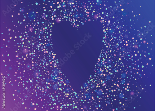 Holographic Glare. Retro Carnaval Wallpaper. Purple Shiny Texture. Cristal Sparkles. Laser Flyer. Unicorn Art. Iridescent Confetti. Bright Foil. Violet Holographic Glare