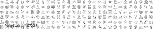 Religion icons collection vector illustration design