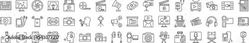 Video products icons collection vector illustration design