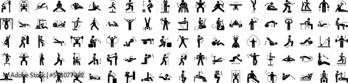 Gym icons collection vector illustration design