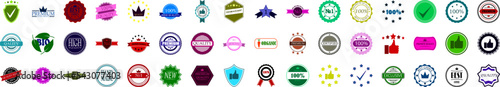Guality icons collection vector illustration design