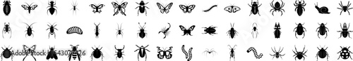 Insect icons collection vector illustration design
