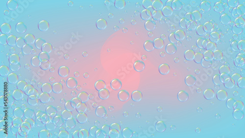 Bathtub foam. Detergent soap bubble and suds for bath. Shampoo.
