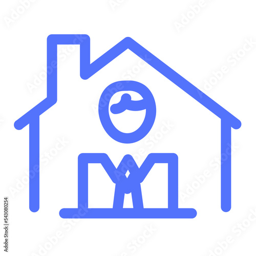 Work From Home Man Teleworking Remote Working