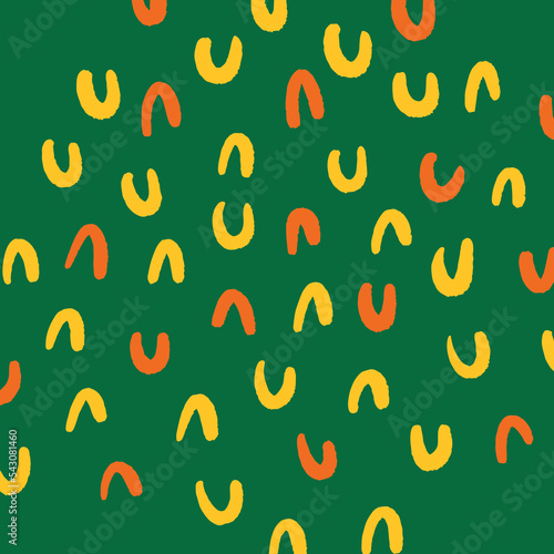 Abstract hand drawing  modern pattern. Vector.  © Bruna Saraiva