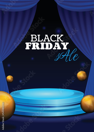 black friday discount sale poster design