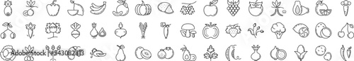 Vegetables icons collection vector illustration design