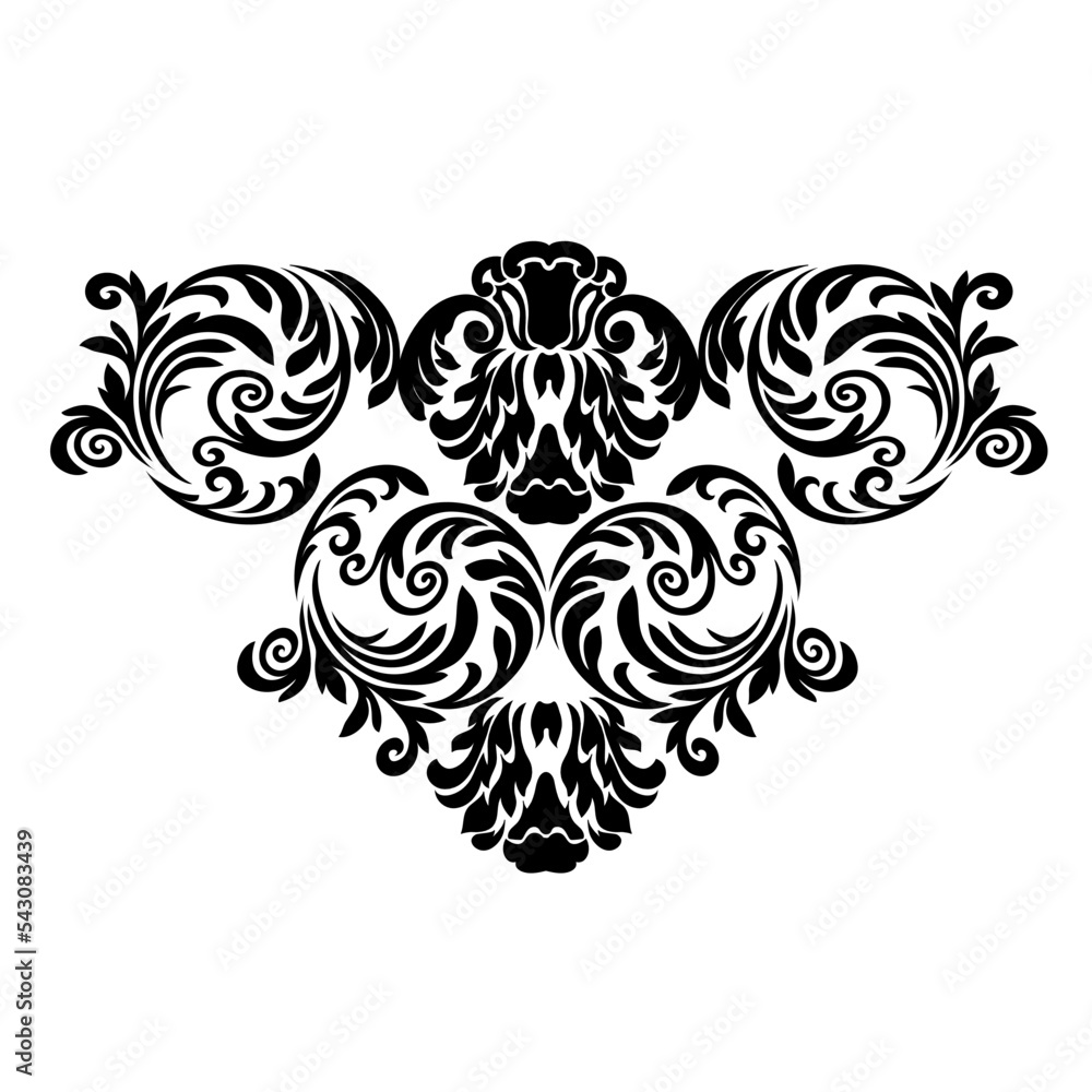 Oriental vector damask patterns for greeting cards and wedding invitations. Oriental vector damask patterns for greeting cards and wedding invitations.