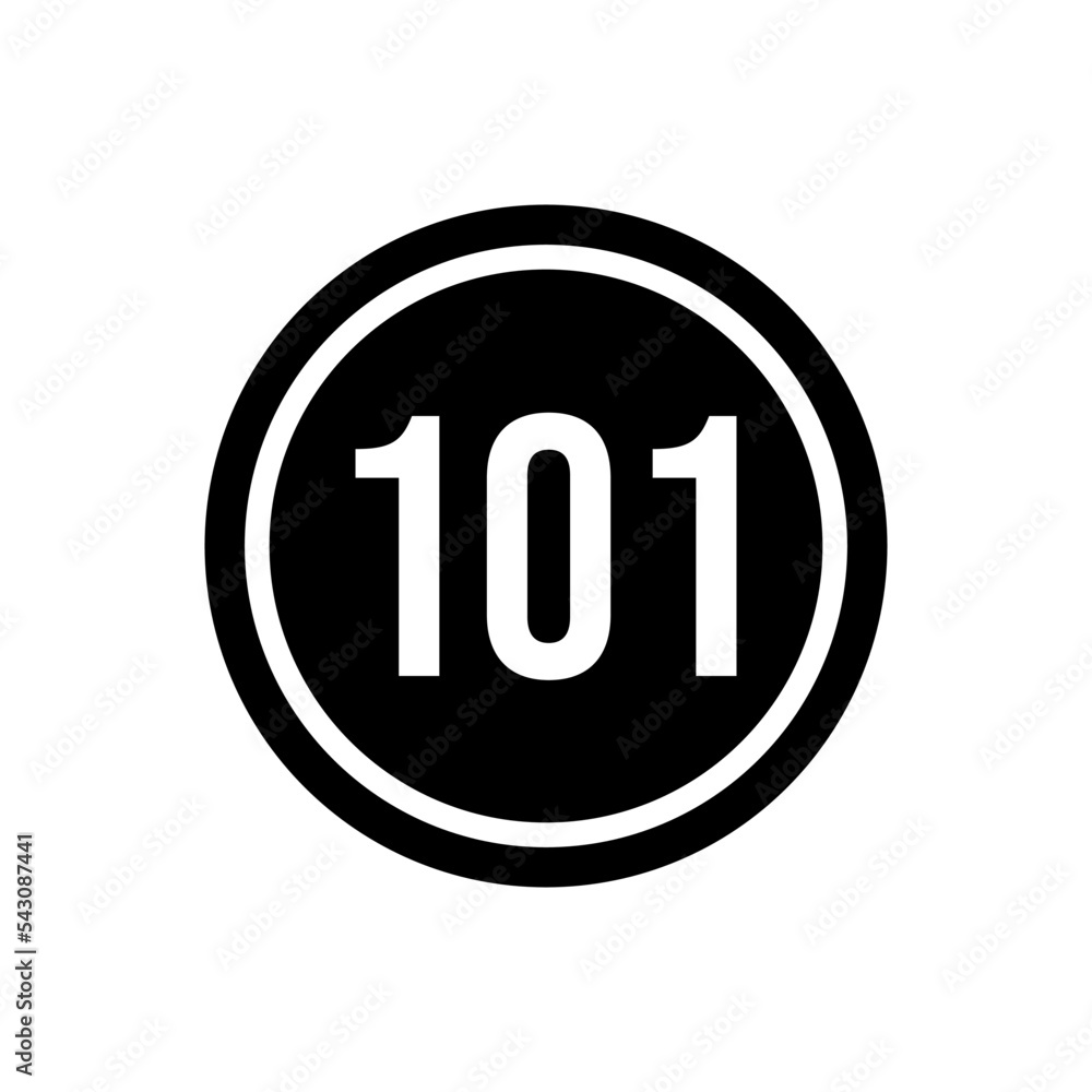Numeric icon vector design templates Numeric icon vector design templates