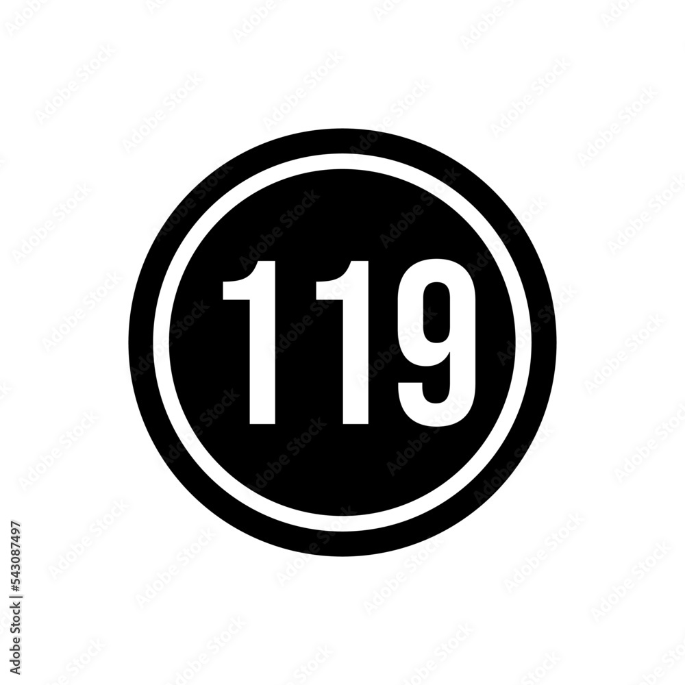 Numeric icon vector design templates Numeric icon vector design templates