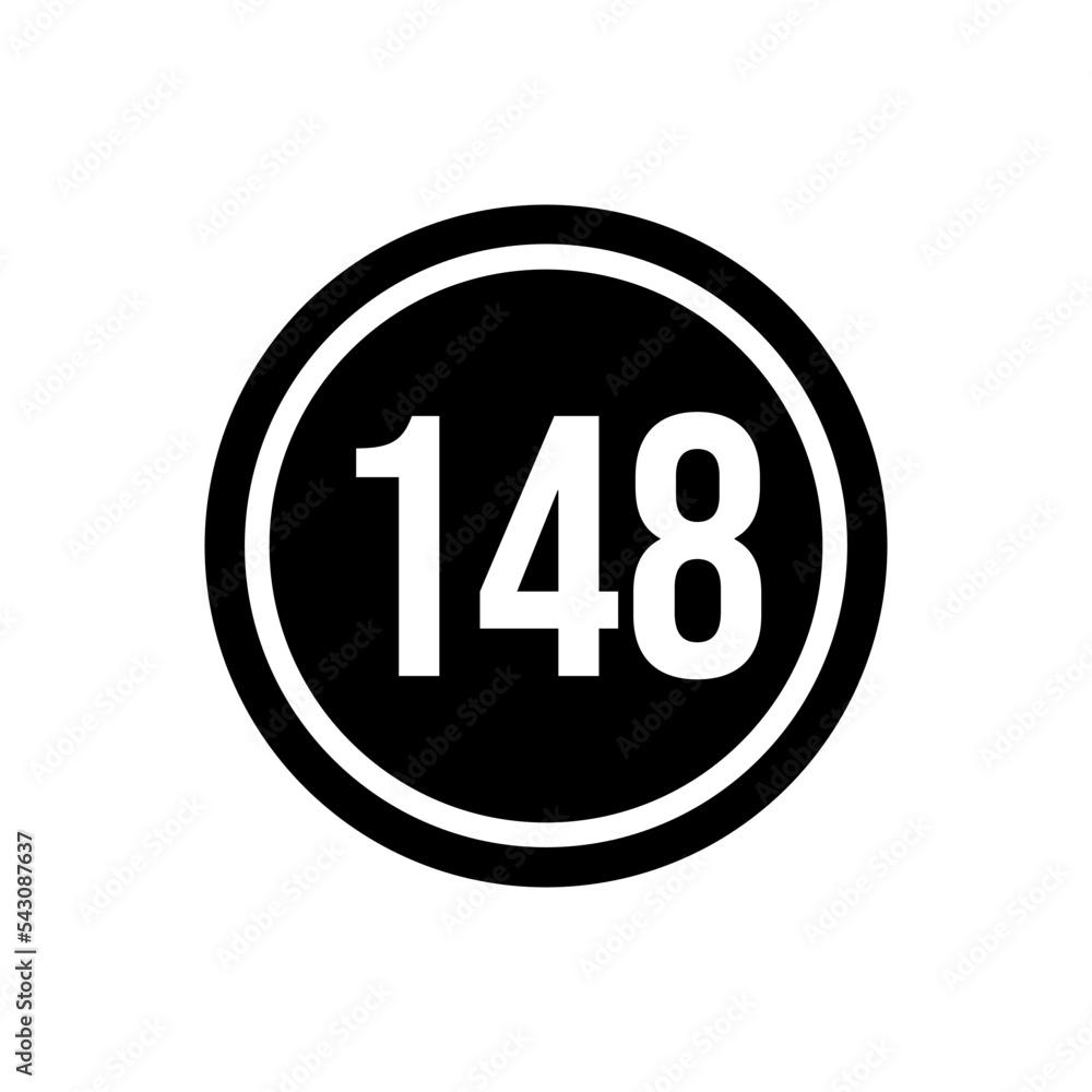 Numeric icon vector design templates Numeric icon vector design templates