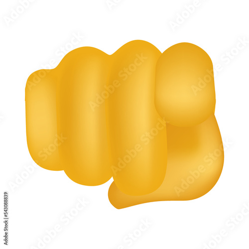 Index Pointing at the Viewer Emoji Icon Illustration Sign. Gesture Vector Symbol Emoticon Design Vector Clip Art.
