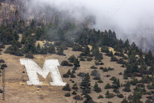 The M Hike in Bozeman Montana, Bridger Mountain Range photo