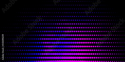 Dark Purple, Pink vector texture with disks.