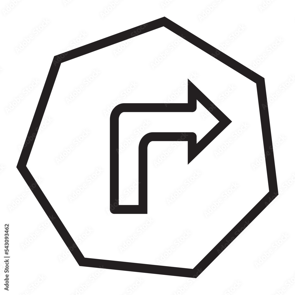 Fototapeta premium Right Turn 