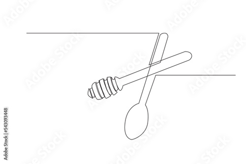a simple line illustration of honey bee. one line honey bee  