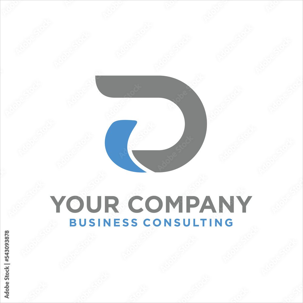 initial Letter D Logo symbol. minimal design template Vector illustration initial Letter D Logo symbol. minimal design template Vector illustration