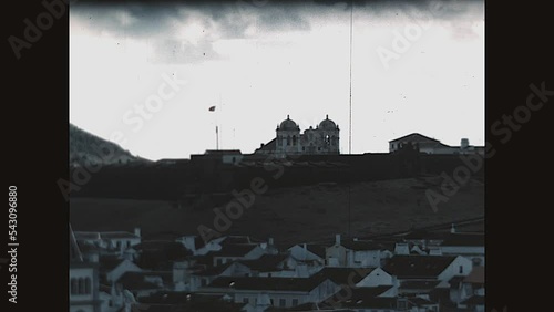 Cathedral Angra do Heroismo 1959 - Scenic views of the Cathedral and Churches of Angra in the 1950s photo