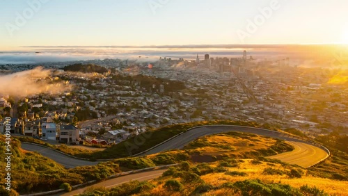 San Francisco city sunrise