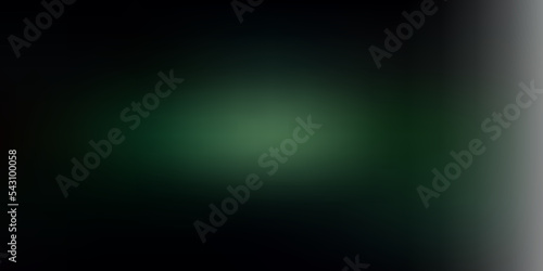 Dark green vector gradient blur drawing. © Guskova