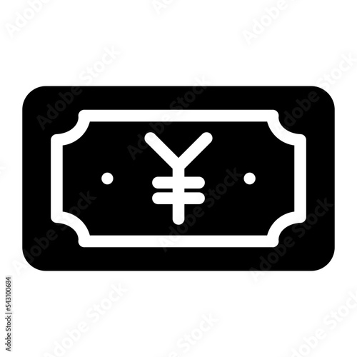 yen glyph icon