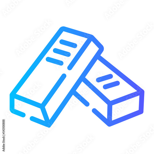 gold ingot gradient icon