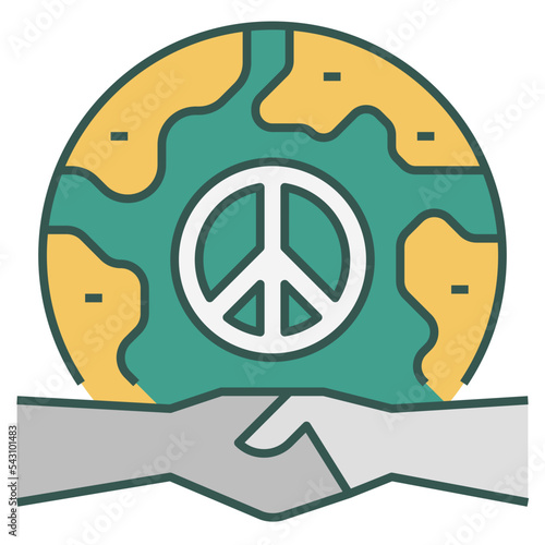 peace earth icon