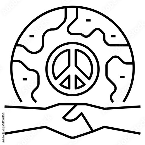 peace earth icon