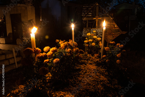 Tumba en dia de muertos
