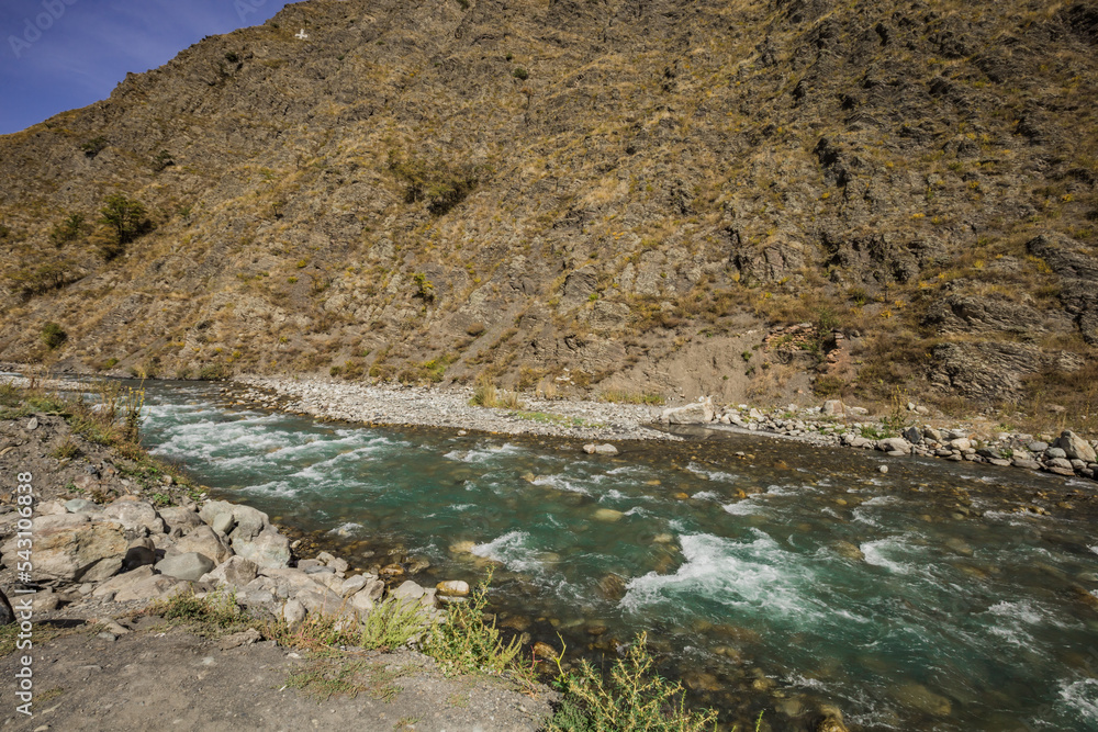 mountain river in the Republic of North Ossetia-Alania