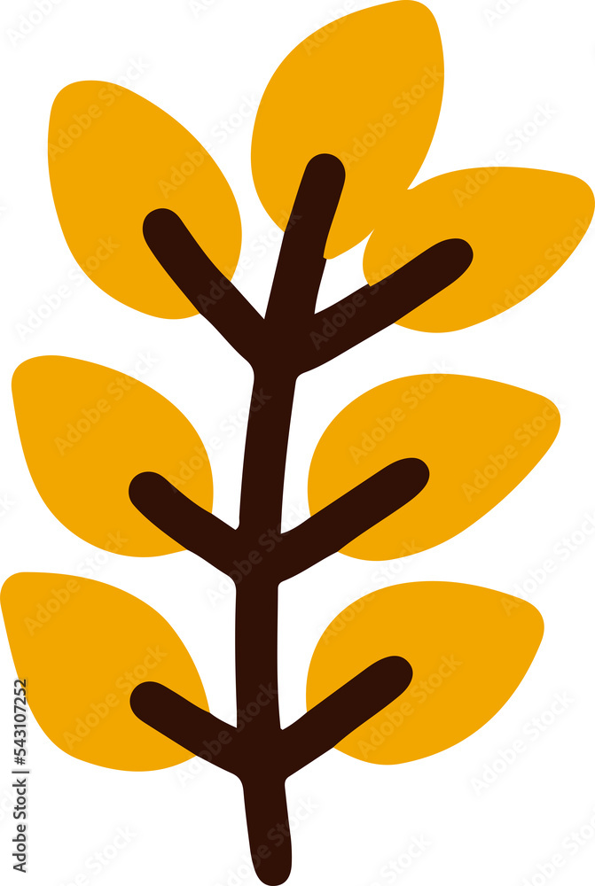 Obraz premium autumn leaf element