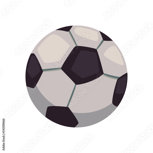 flat soccer ball