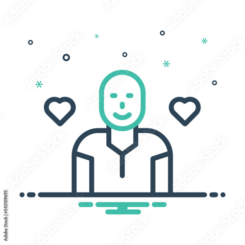 Mix icon for pleasure