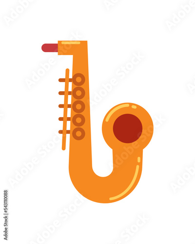 flat saxophone design