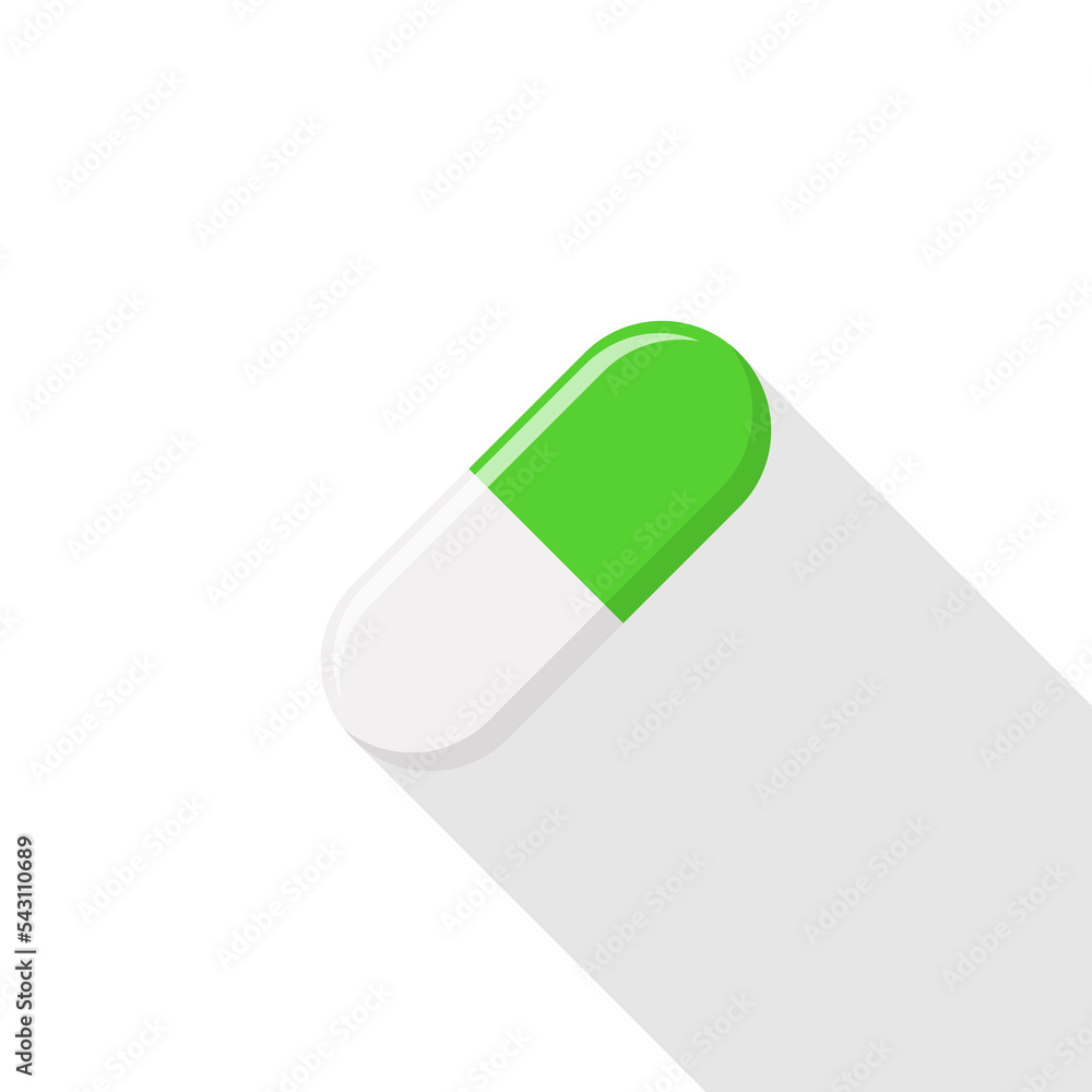 Green Pill Capsule, Medicine, vector mark symbols green style. Isolated icon. Green Pill Capsule, Medicine, vector mark symbols green style. Isolated icon.