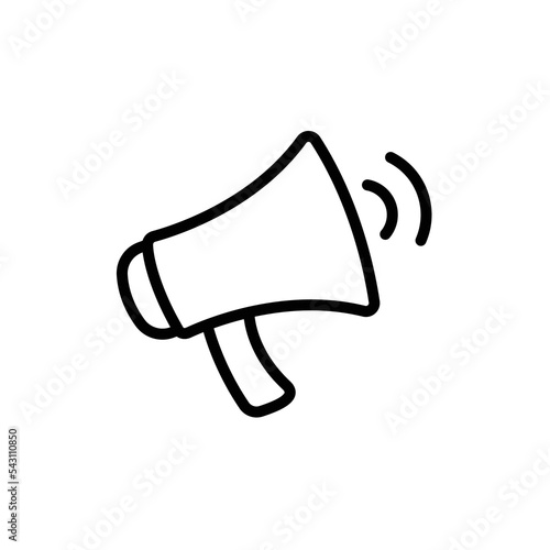mega phone icon design vector template