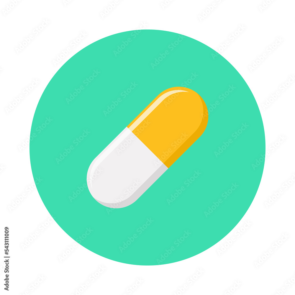 Yellow Pill Capsule, Medicine, vector mark symbols Yellow style. Isolated icon. Yellow Pill Capsule, Medicine, vector mark symbols Yellow style. Isolated icon.