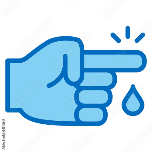 cut,finger,blood,injured,wound icon